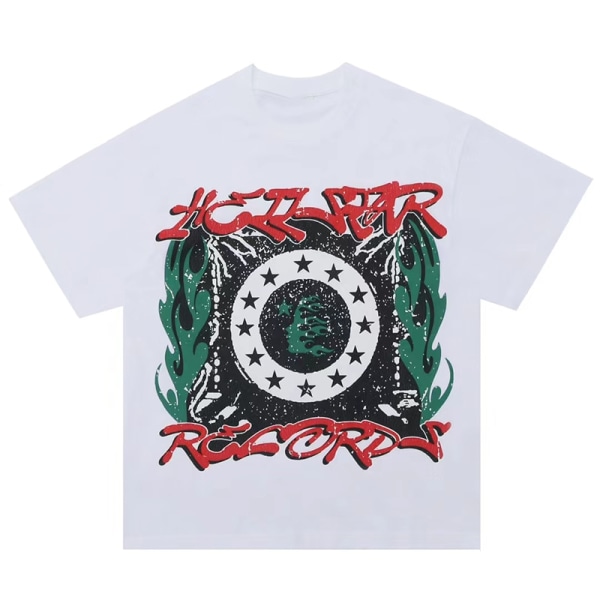Bomulls T-shirt Mode Svart Herr Dam Kläder Punk Rock Toppar Sommar Streetwear 1 XXXL