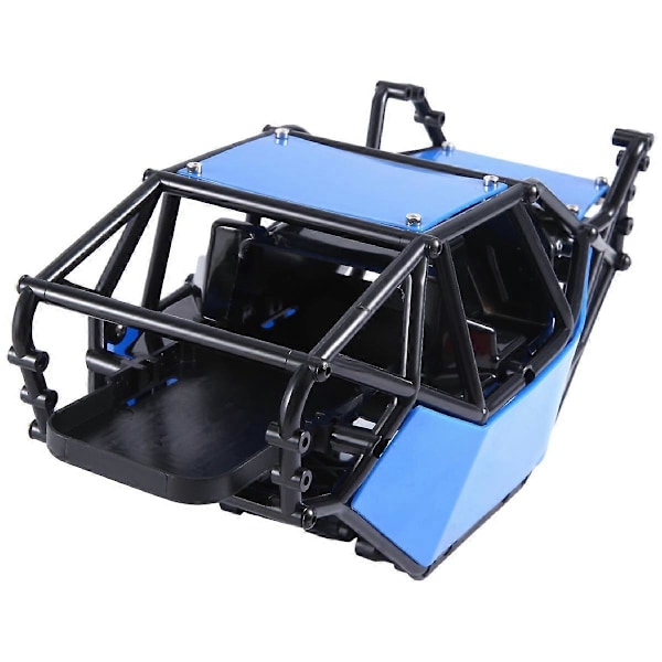 Rock Karosseri Chassis Kit for 1/10 RC Crawler Bil Axial SCX10 II 90046 UTB10 Capra, Blå
