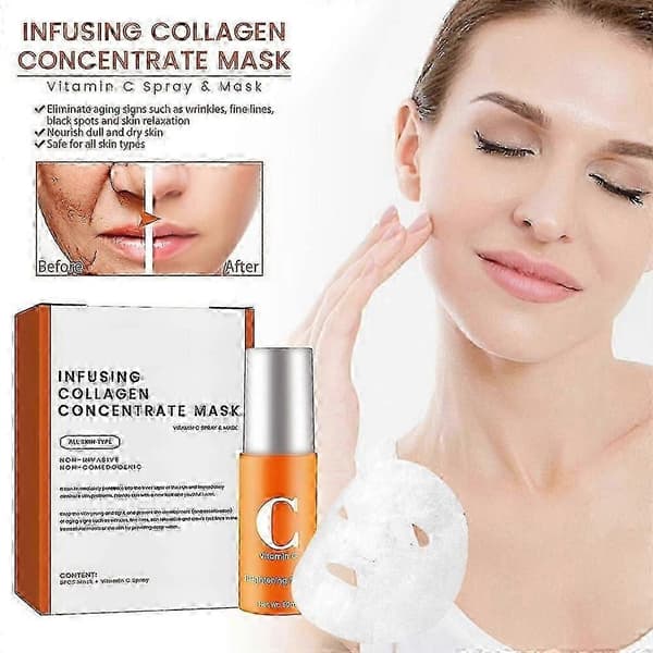 3-pack kollagen anti-aging mask