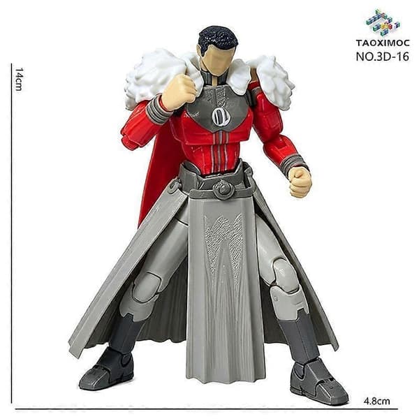 9L3D-printede superhelte Invincible 2.0 Anime Multi-leddede formskiftende legetøj Actionfigur tilbehør Style 3