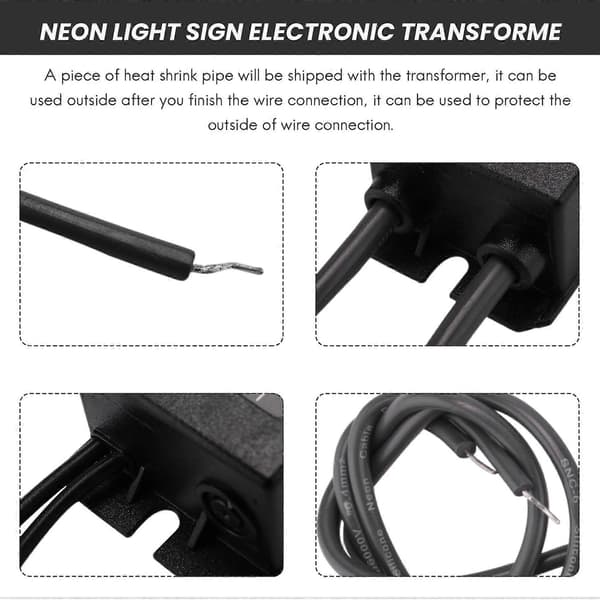 Neonljusskylt Elektronisk Transformator Strömförsörjning Hb-C02Te 3Kv 30Ma 5-25W Passar Alla Storlekar Av Gl