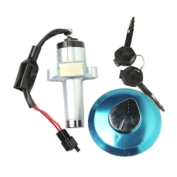 For CB125 CB CG XL 125 CB125F Motorsykkel Tenningsbryter Drivstofftanklokk Deksel Sete Lås Nøkkelsett