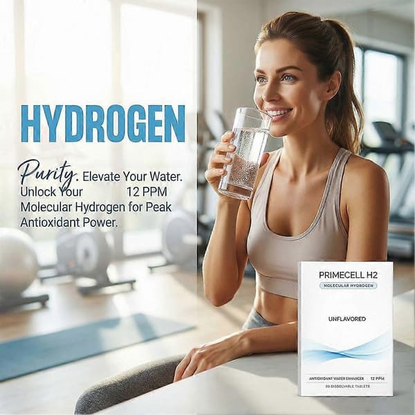 Molekylære hydrogenvanntabletter - Antioksidant og energiboost - 30 stk