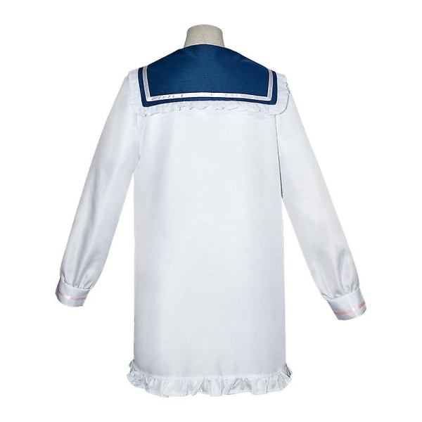 Anime Cosplay Kostym Minato Aqua Vit Jk Uniform Sjömansdräkt Vardagskläder Halloweenfest XL