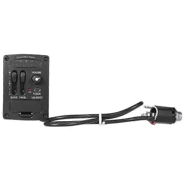 Uk-300t Ukulele Piezo Pickup Preamp 2-bånds Eq Equalizer Ukelele Pickups Tuner System