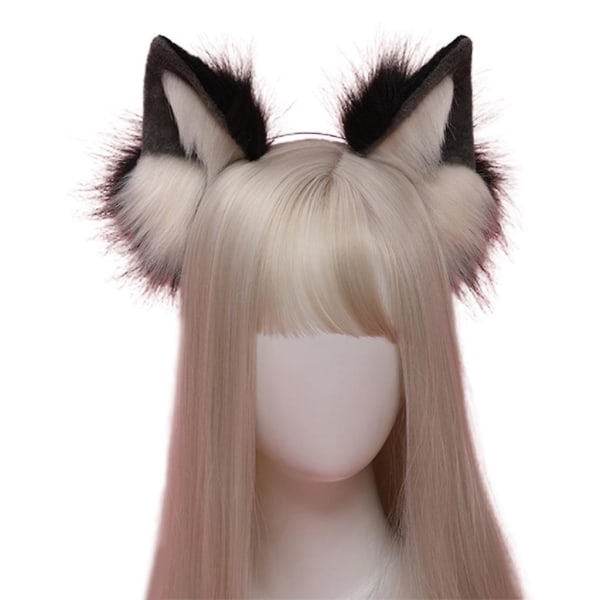 Plysj Hundeører Hodeplagg Lolita Hodebekledning For Jenter Anime Cosplay Hårbøyle