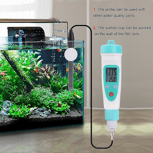 Ph Udskiftningsprobe Akvarium Hydroponisk Laboratorieelektrode Ph Måler Potentialetest Bnc Q9 Connec-Yvan
