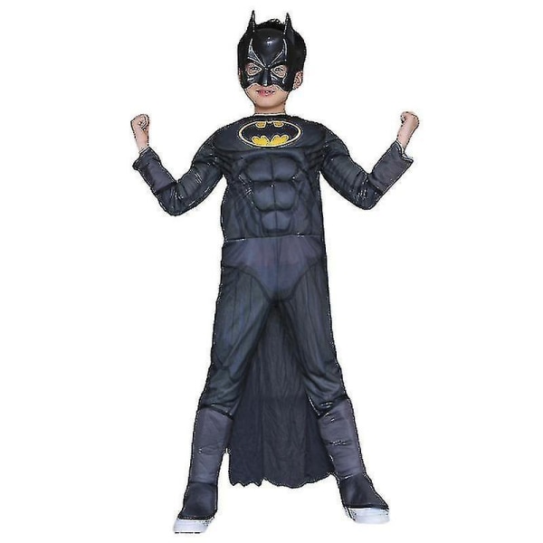 Drenge Halloween Kostume, Drenge Justice League Deluxe Batman Kostume_n M