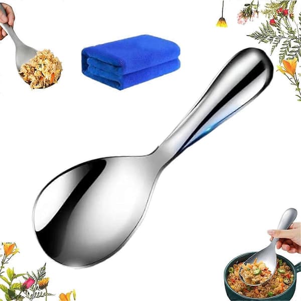 Ske Rustfrit Stål Risske Tyk Non-Stick Husholdnings Non-Stick Ris Rustfrit Stål Ske Kitc