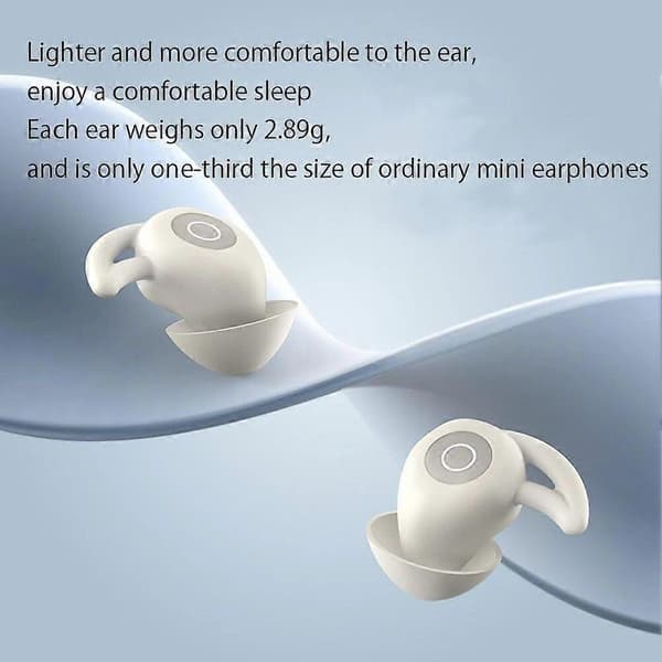 Noorasleep Snoozepods Pro Bluetooth Sleepbuds, Mini sovheadset trådlösa Black