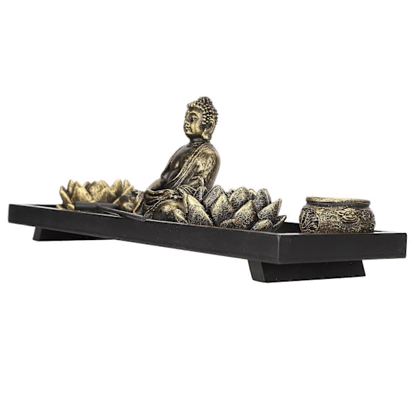 Zen Sandhage Bord Buddhistisk Kreativ Lysholder Håndverk Ornamenter Skrivebordsdekor