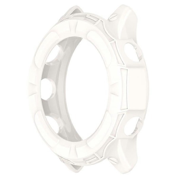 Kompatibel För Garmin Forerunner 255 Mjukt TPU Klockskydd Utskuren Design Anti-Repor Skyddande Ram White