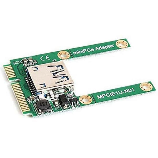 Mini PCI-E - USB3.0 -sovitinkortti PCIe - USB 3.0 -sovittimeen, sopii kannettaville tietokoneille