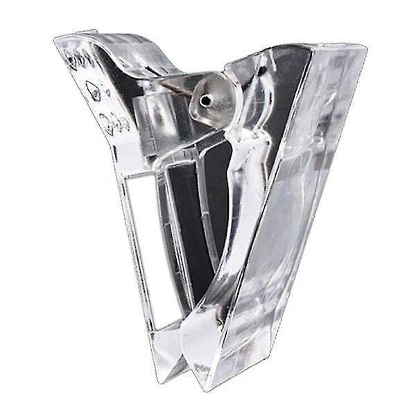 1/5/10 st Transparent Nagel Tipp Klämma Manikyr Klämma 1PCS