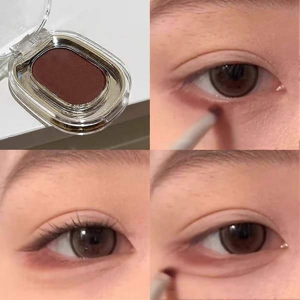 Multifunctional Eyeshadow Eyeliner Compact 2g Coral Brick Brown Long-lasting