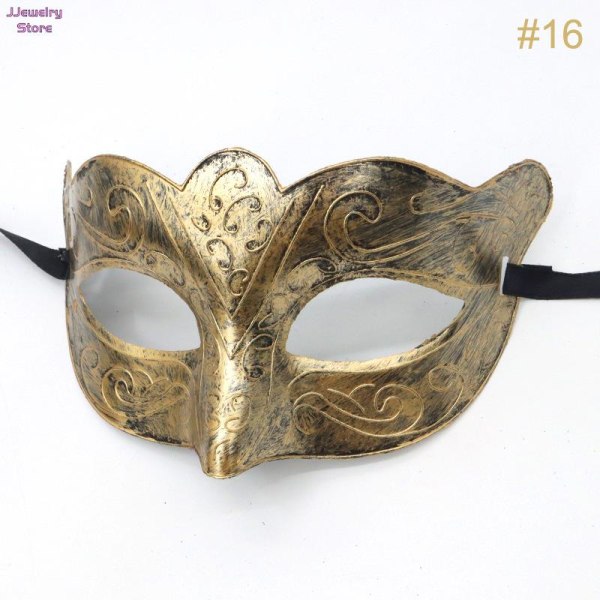 1 stycke maskerad tiara Halloween sexig ögonmask för kvinnor män Fyndklänning Karnevalsklänning Kostym Festtillbehör Clear