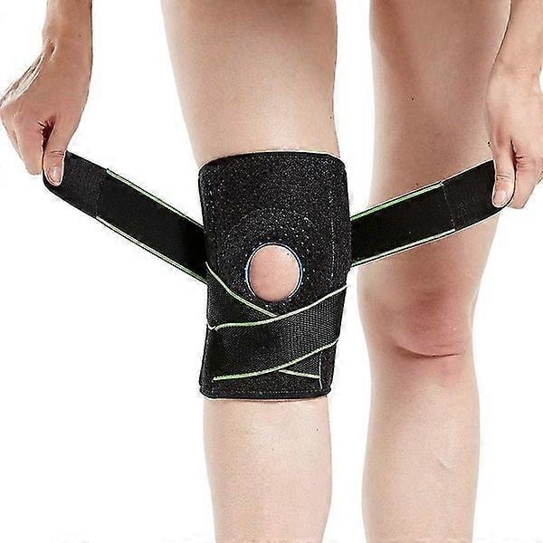 Justerbara knäskydd med sidostabilisatorer, patella gelkuddar