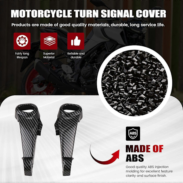 Motorcykel Blinkersskydd Kåpa Panel Lock Hölje Främre Sida Nos Kåpa för MT-03 MT 03 2021-20