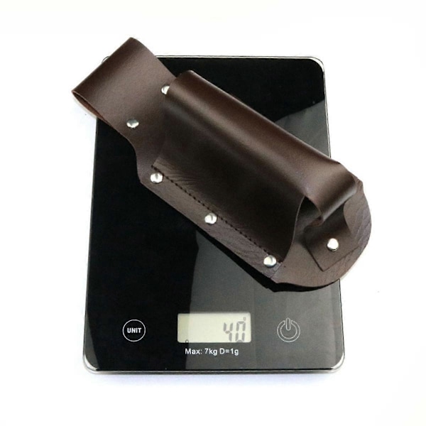 Klassisk Ølholder Flott Gadget, Perfekt Øl Menn i Alle Aldre, Lær, Hylster Brun