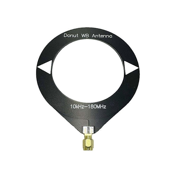 10kHz-180MHz Donut Bredbåndsantenne Modtagerantenne Mini Loop Antenne