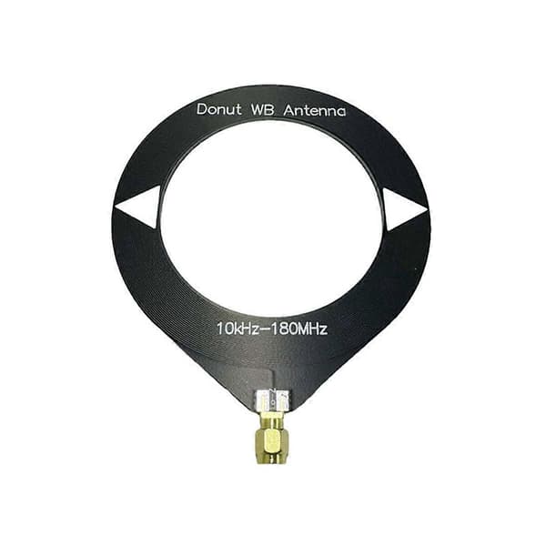 10kHz-180MHz Donut Bredbåndsantenne Mottaksantenne Mini Loop Antenne