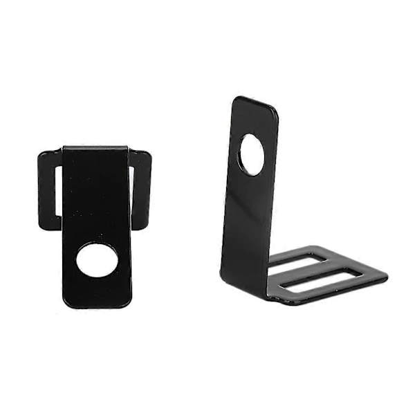 Universal Metall Baklysklemme for Motorsykkel, Lysholder (svart)