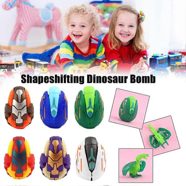 Drageegg Transformer Dinosaur Kreative Leker Dinosaurlekeegg Deformert ^uk|
