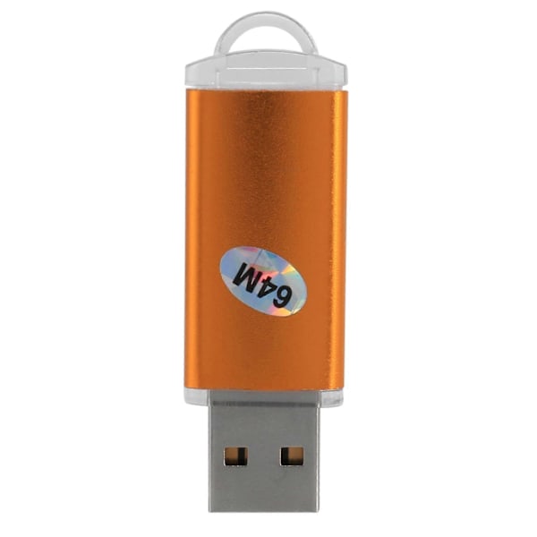 USB Memory Stick Flash Pen Drive U Disk til PS3 PC TV Farve: Gylden kapacitet: 64MB