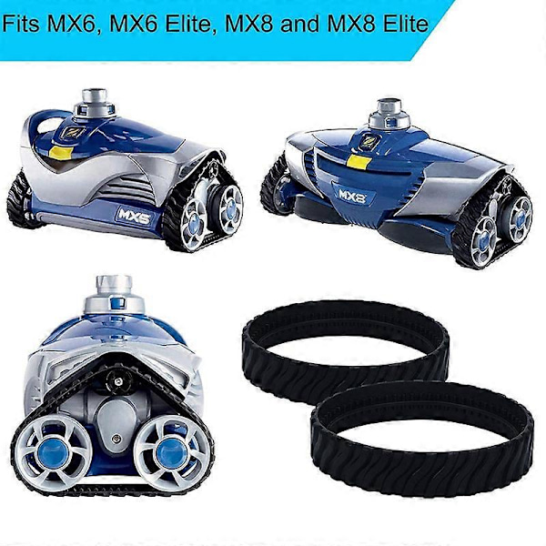 Bælteudskiftning Passer til Zodiac MX8 Elite, MX6 Elite, MX8, Mx6 Poolrenser Dæk Bælte R0526100 (
