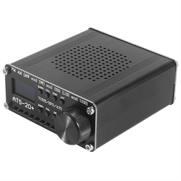 SI4732 ATS-20+ Plus ATS20+ Radiomottaker FM AM (MW & SW) SSB (LSB & USB) med + Antenne + Høyttaler +