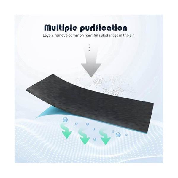 PM2.5 Hepa Filter til Luftrenser 2S 3 Pro Aktivt Kulfilter Luftrenser 2S Filter, A