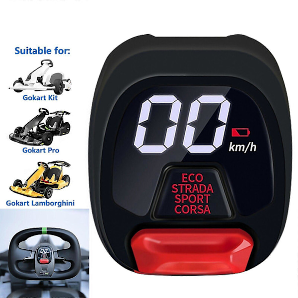 Segway Ninebot Gokart Nopeusmittari Digitaalinen Näyttösarja PRO Nopeustilan Valinta js
