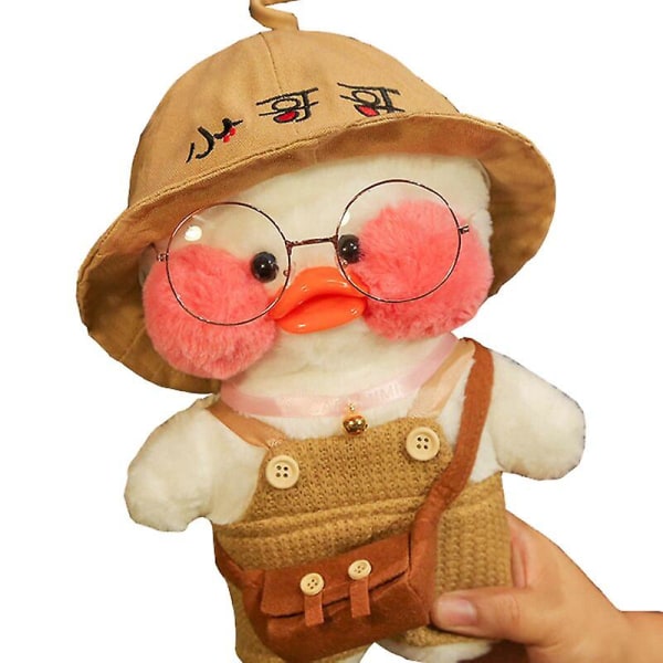 Kuuma 30cm Lalafanfan Kawaii Cafe Mimi Keltainen Ankka Pehmolelu Söpö S SCL001-zhangda-w
