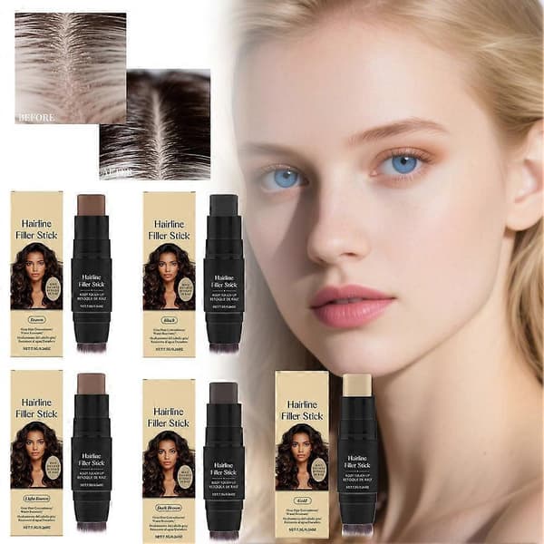 Bærbar Hårfarvestift 7.5G Vandtæt Hårgrænse Rod Concealer Stift Engangs