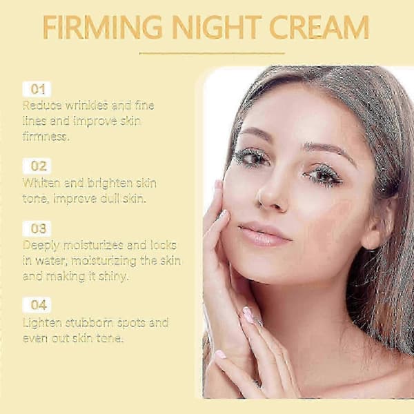 Transform Dew utopia 5% syreopstrammende natcreme, anti-aging, reducerer rynker, forbedrer elasticiteten
