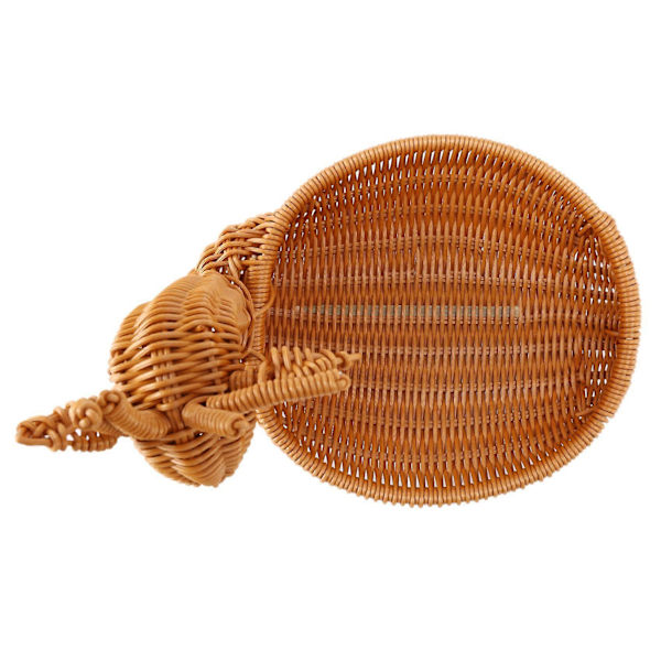 Rattan Vevd Fruktkurv, Imitasjon Hjort Brødkurv Fruktskåler Brett Grønnsaks Snack Kurv Nove