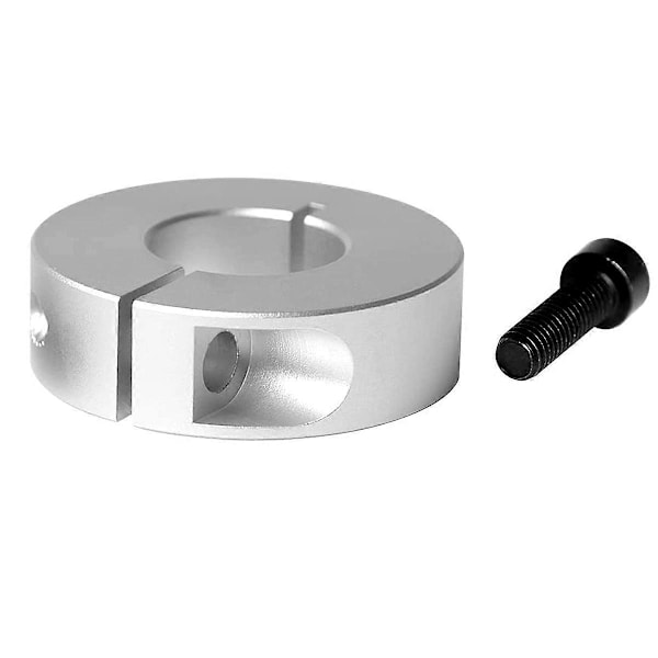 4-pack Delad Axelkrage Borrning 20 mm, Aluminium Enkel Axelkrage Klämstil, 40 mm YD, 12 mm Tjock