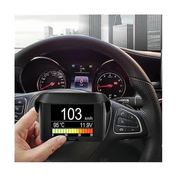 Digitalt speedometer for bil A202 OBD2 Bilcomputer Bilinstrument OBD2 Head-Up Display Trip Dis