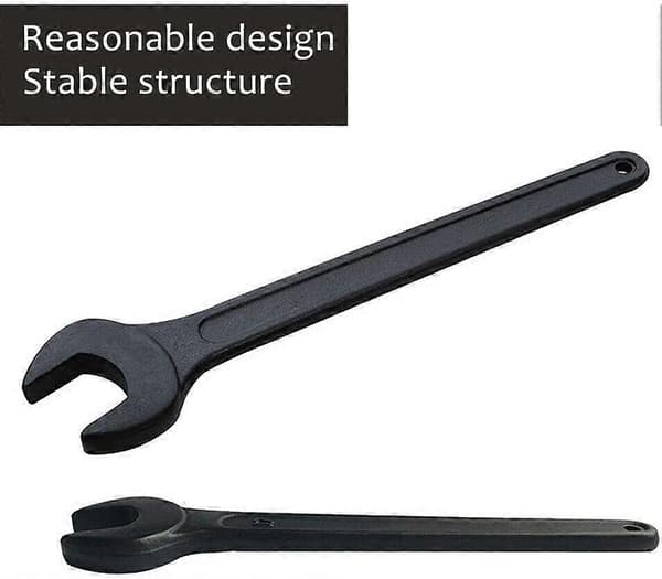 Fastnøkkel Flat 30 mm Svart