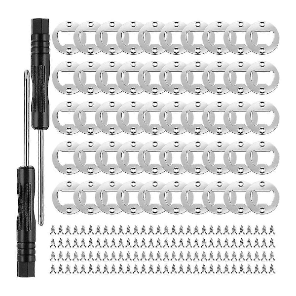 50 Set Flasköppnarinsats DIY Flasköppnare Hårdvara Metall Flasköppnare Hårdvara Ölflasköppnare
