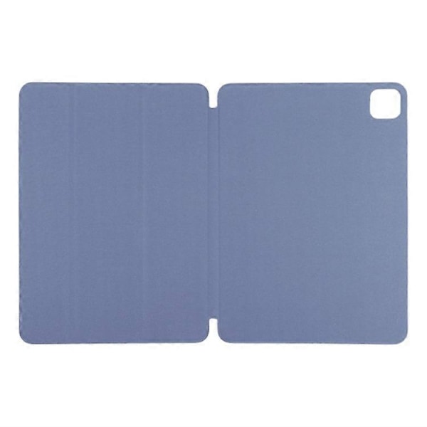 Kompatibelt Fodral för iPad Pro 11 (2024) PU Läder Tri-fold Ställ Magnetisk Stängning Tablet Skydd Purple