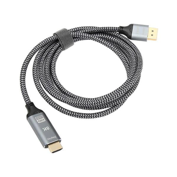 DisplayPort 1.4 til HDMI 2.1 Adapterkabel 8K Hann til Hunn