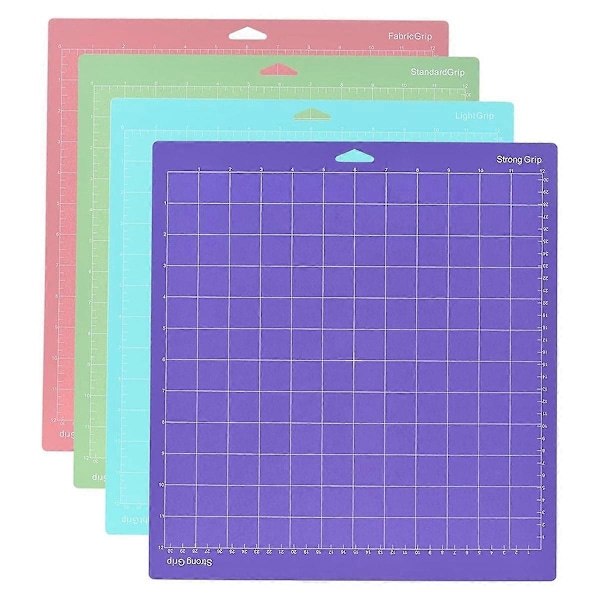 4 st 12 x 12 tum Ersättningsskärmattor Självhäftande Rutnätsskärmattor för Silhouette Cameo Skärning