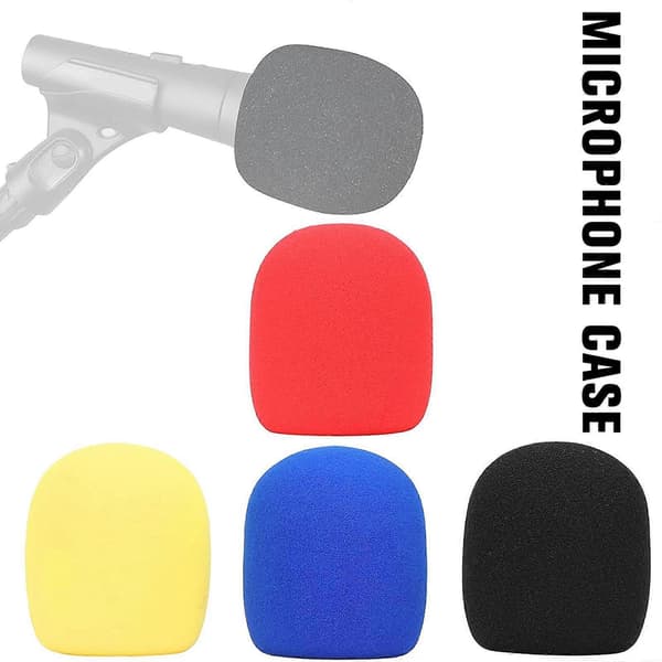 Skum Mikrofon Vindhætte - til Shure SM58 Beta58a, 1 stk blue