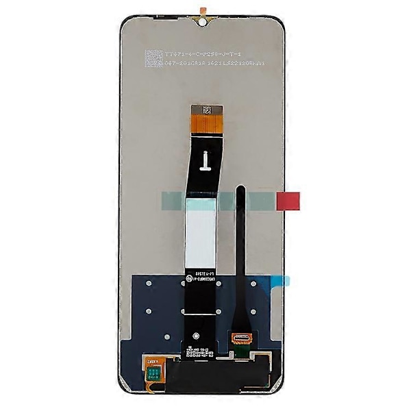 Yhteensopiva Xiaomi Redmi 12C 4G / Poco C55 4G Grade B LCD-näyttö ja kosketusnäyttö -kokoonpanon varaosa (ilman logoa)