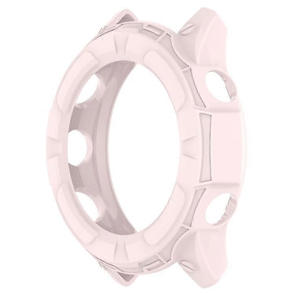 Kompatibel För Garmin Forerunner 255 Mjukt TPU Klockskydd Utskuren Design Anti-Repor Skyddande Ram LightPink