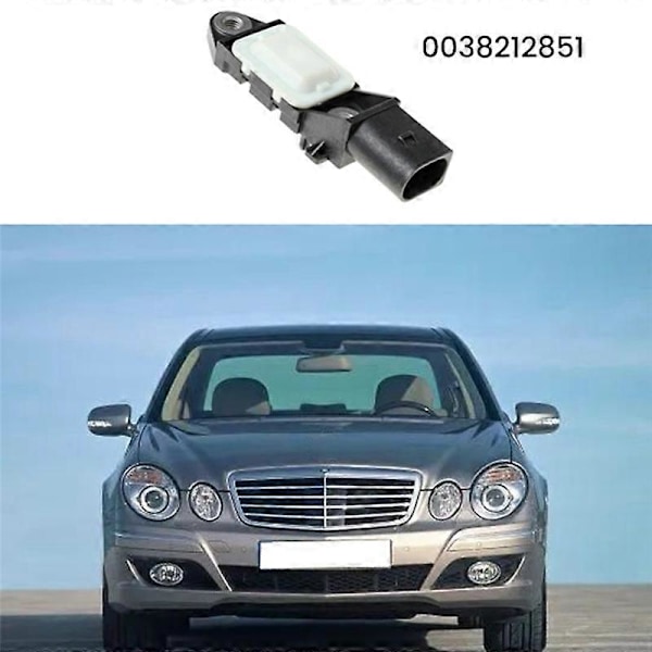 0038212851 Front Impact Crash Sensor Automotive til - W211 W219 W212 W199 R171 R230 SL550 SLK300
