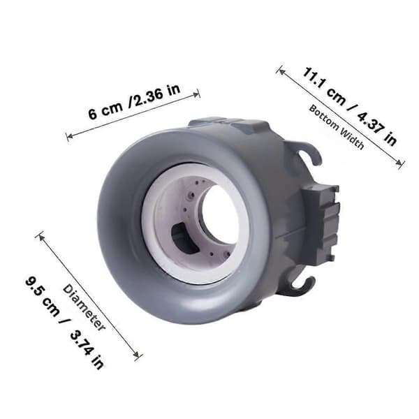 GU10 Lampeholder - Rund, til Loftslampe, 11.1x9.5x6cm