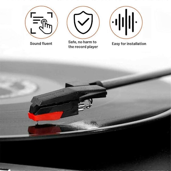 Uusi Fonografi Ruby Neula Levysoitin Neula Vinyylisoitin Ei-Liikkuva Magneettineula Neula Audio