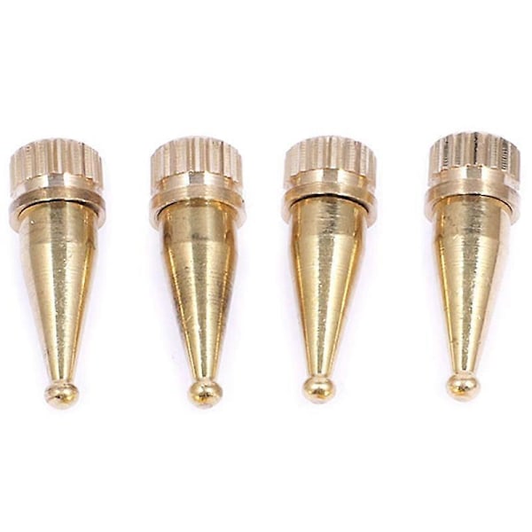Högtalarspikar för Hi-Fi-fötter, Högtalarstativ, Koppar M8-gänga, 36,2 mm (H) 4 st